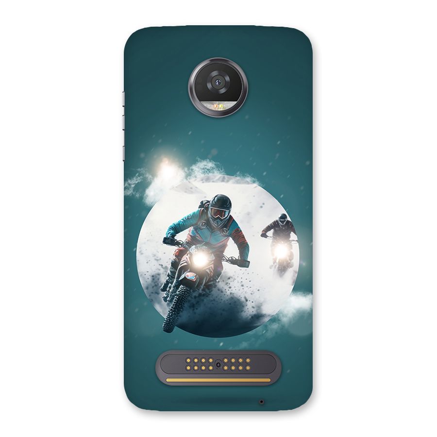 Sky Biker Back Case for Moto Z2 Play