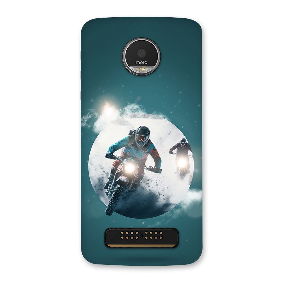 Sky Biker Back Case for Moto Z Play