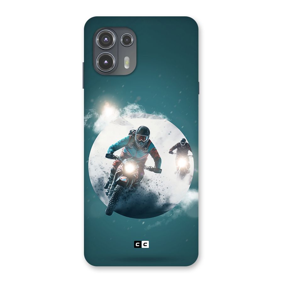 Sky Biker Back Case for Motorola Edge 20 Fusion
