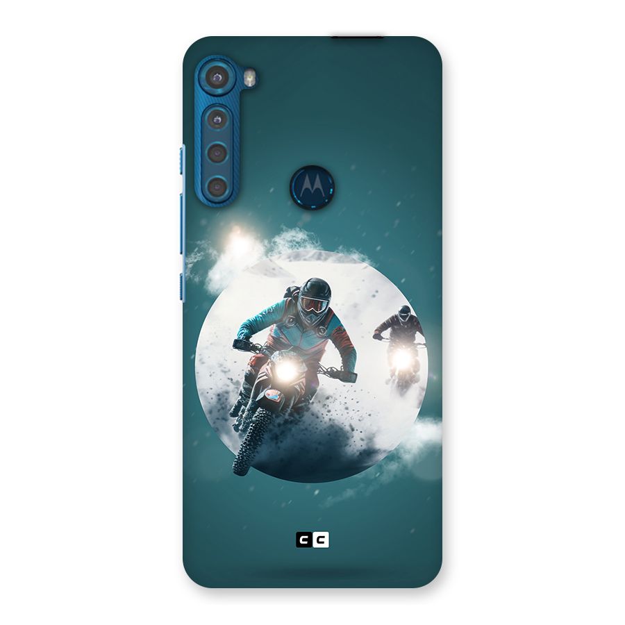 Sky Biker Back Case for Motorola One Fusion Plus