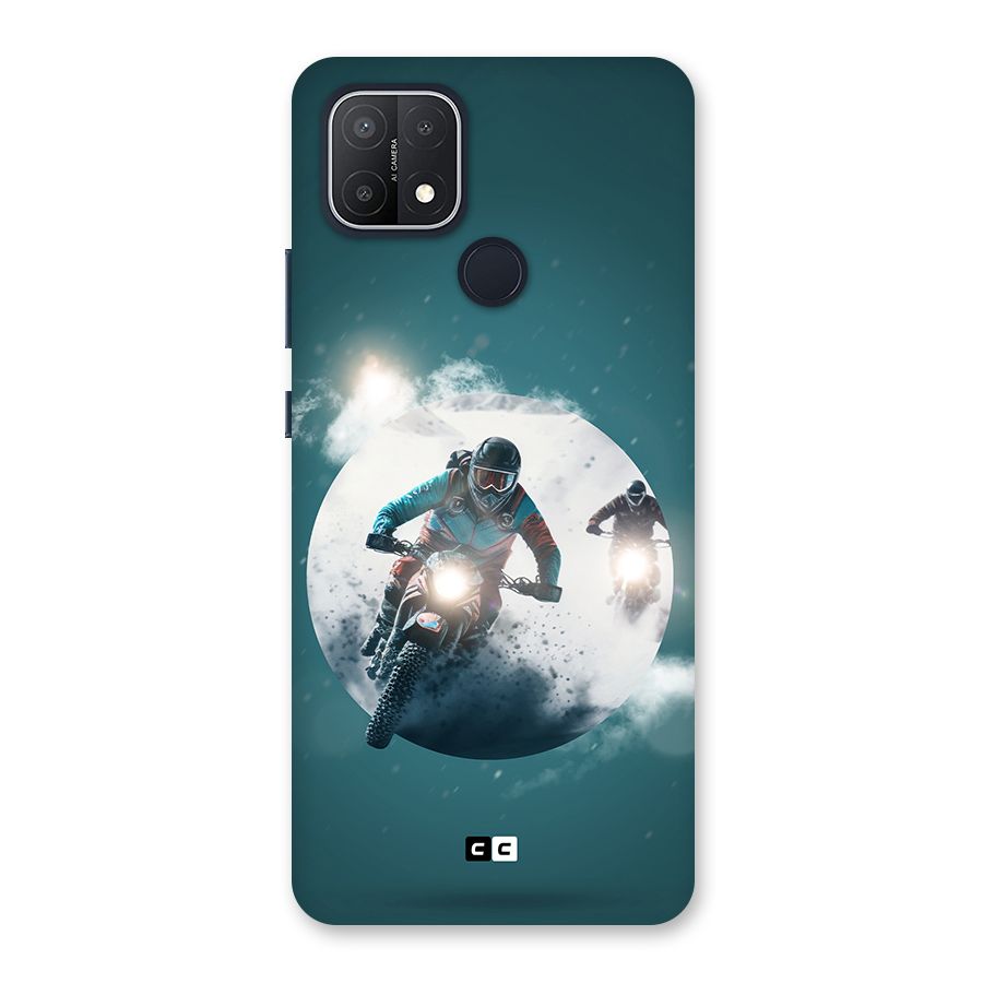 Sky Biker Back Case for Oppo A15