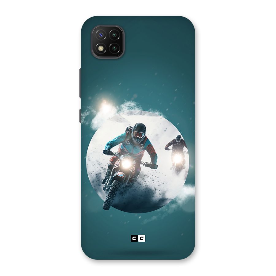 Sky Biker Back Case for Poco C3