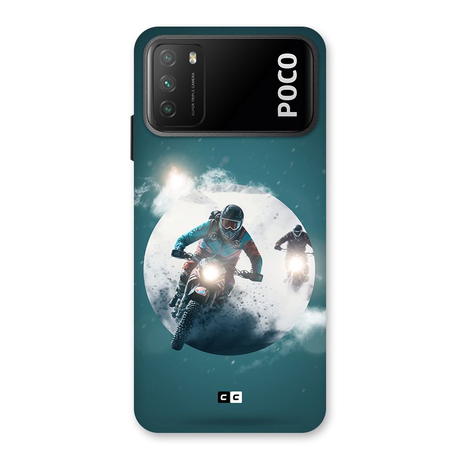 Sky Biker Back Case for Poco M3