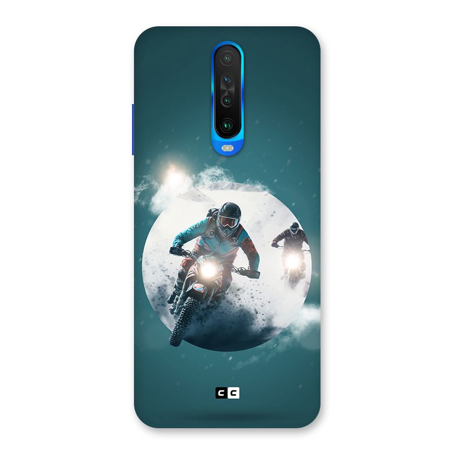 Sky Biker Back Case for Poco X2