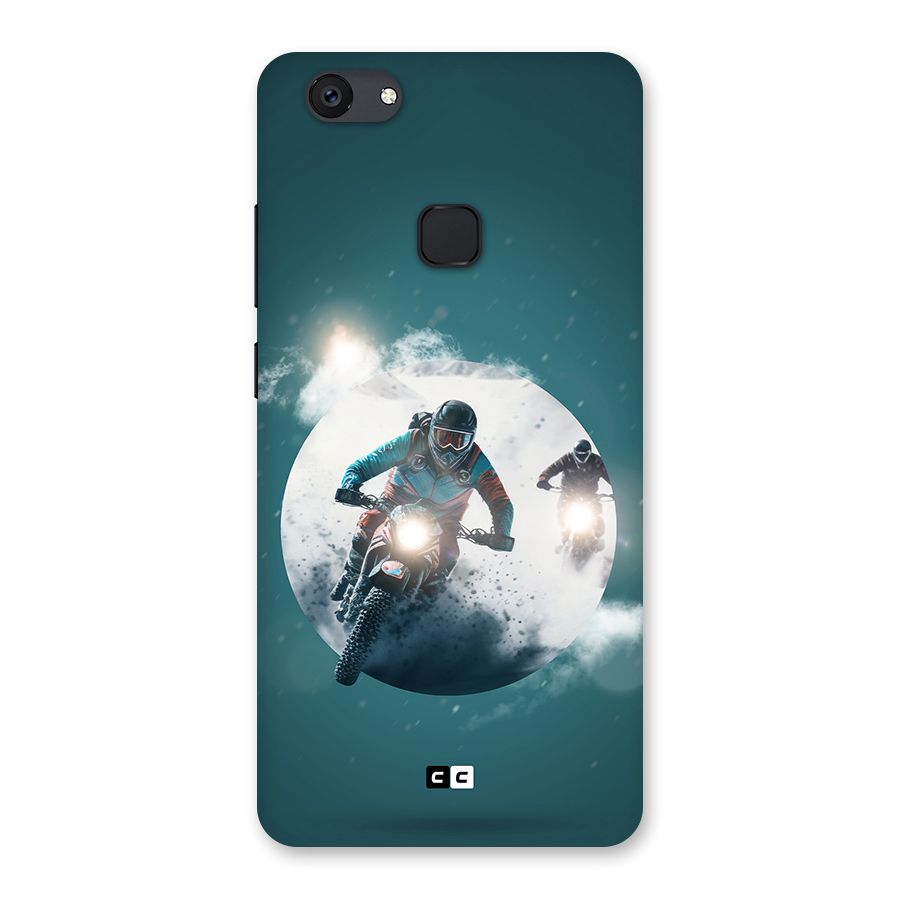 Sky Biker Back Case for Vivo V7 Plus