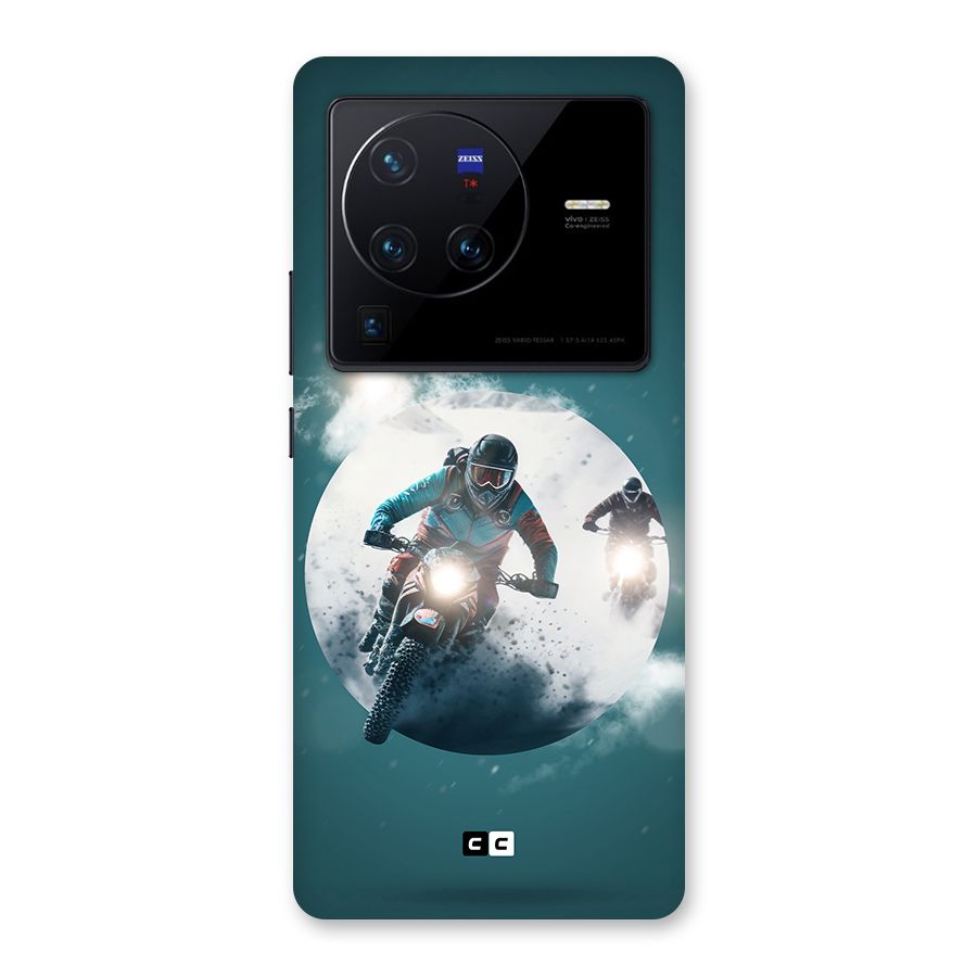 Sky Biker Back Case for Vivo X80 Pro