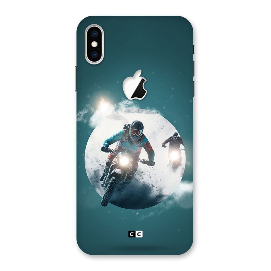 Sky Biker Back Case for iPhone XS Max Apple Cut