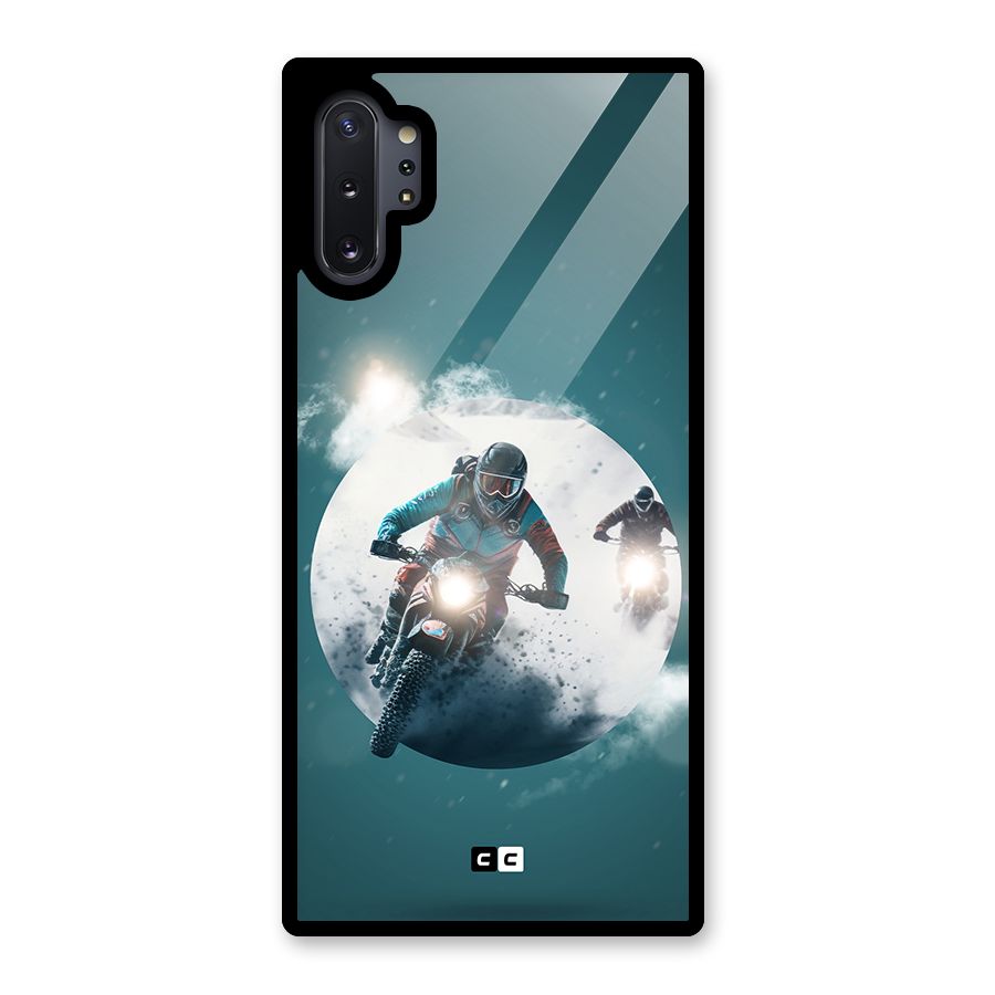 Sky Biker Glass Back Case for Galaxy Note 10 Plus