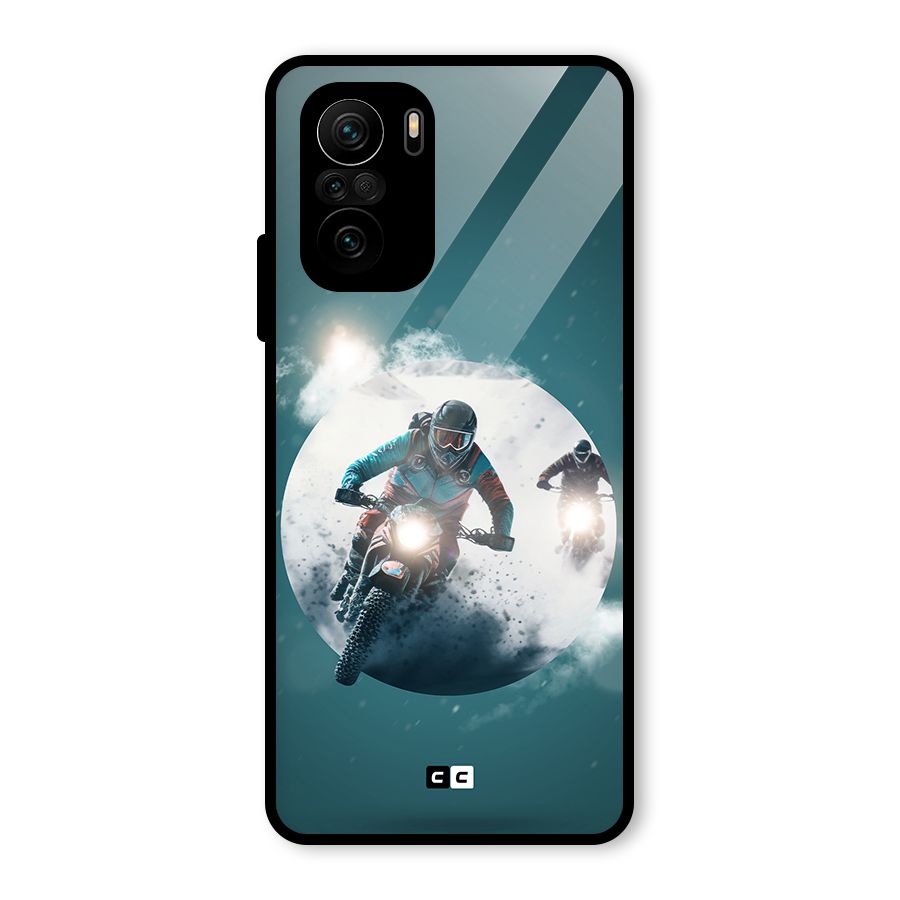 Sky Biker Glass Back Case for Mi 11X Pro