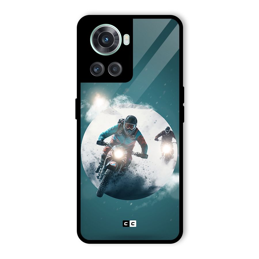 Sky Biker Glass Back Case for OnePlus 10R