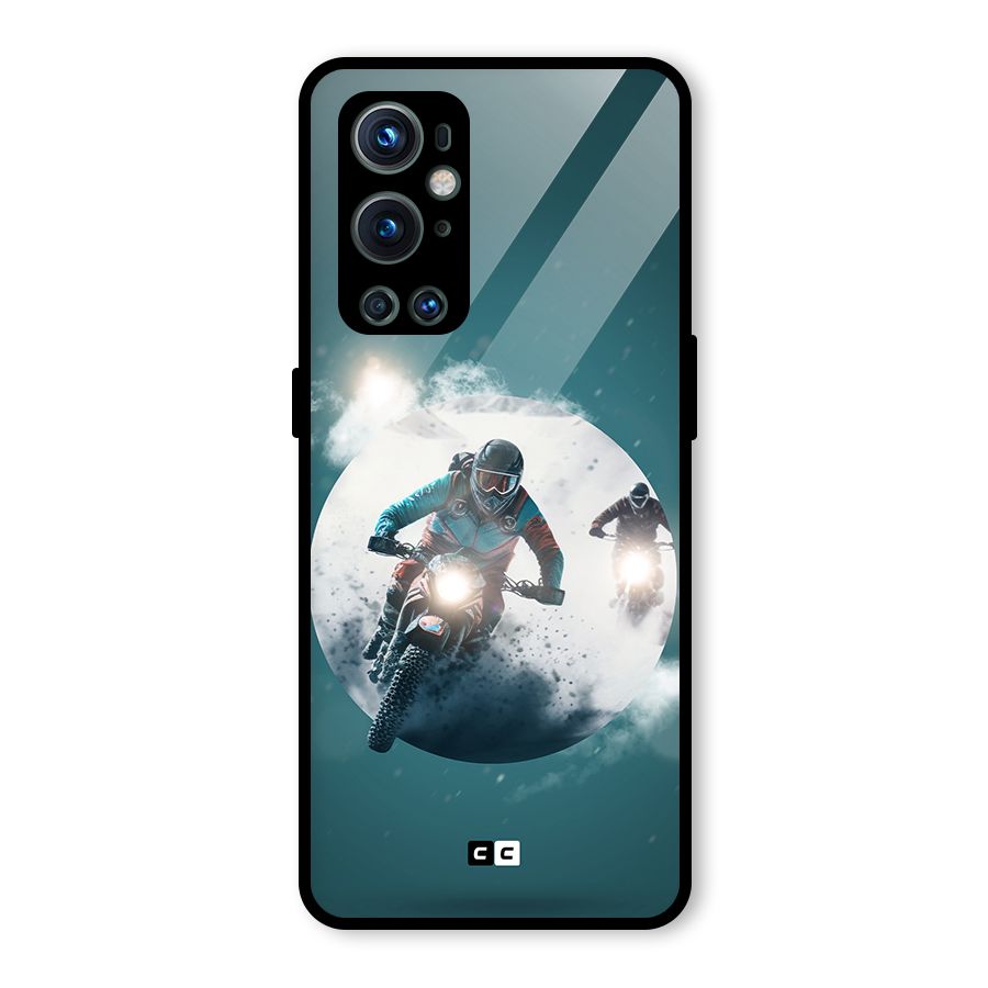Sky Biker Glass Back Case for OnePlus 9 Pro