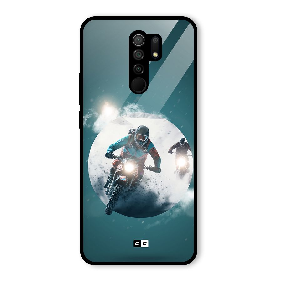 Sky Biker Glass Back Case for Poco M2