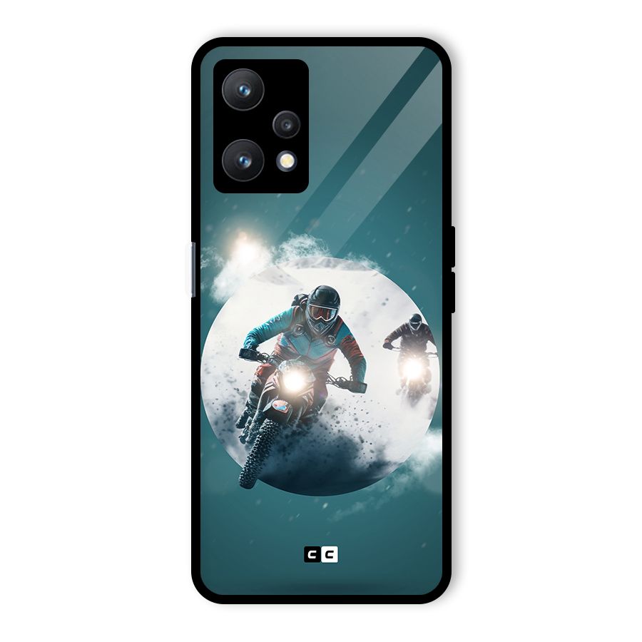Sky Biker Glass Back Case for Realme 9 Pro 5G