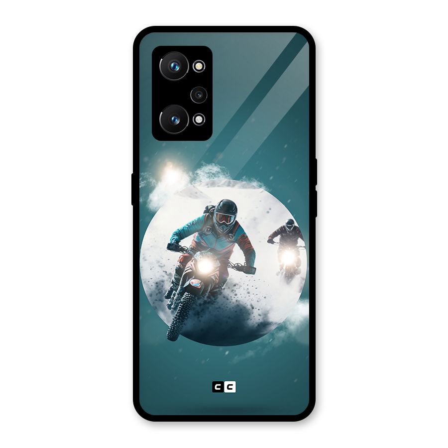 Sky Biker Glass Back Case for Realme GT Neo 3T