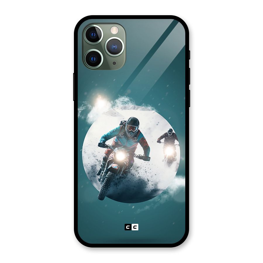 Sky Biker Glass Back Case for iPhone 11 Pro