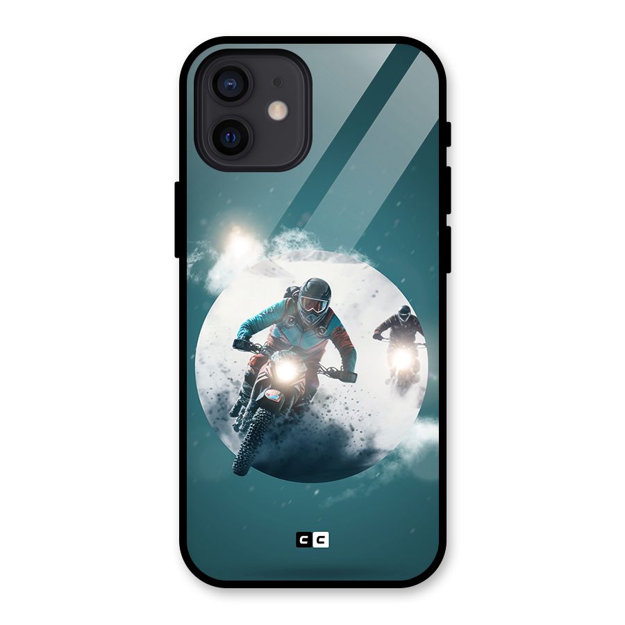 Sky Biker Glass Back Case for iPhone 12