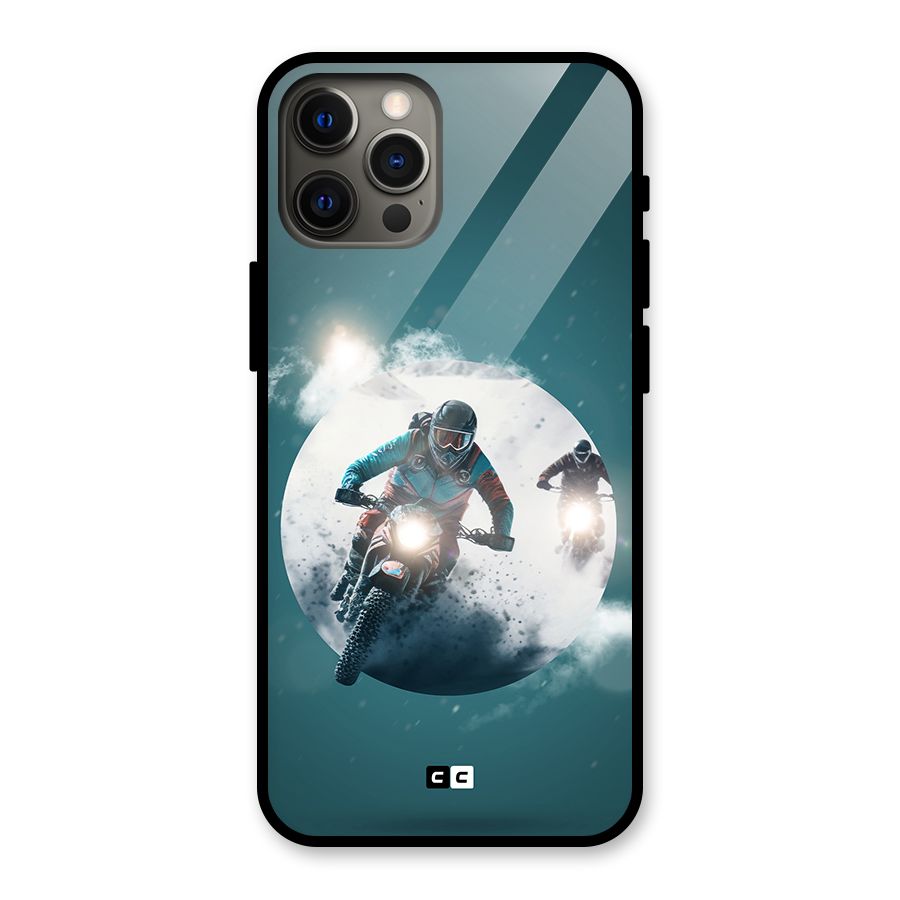 Sky Biker Glass Back Case for iPhone 12 Pro Max