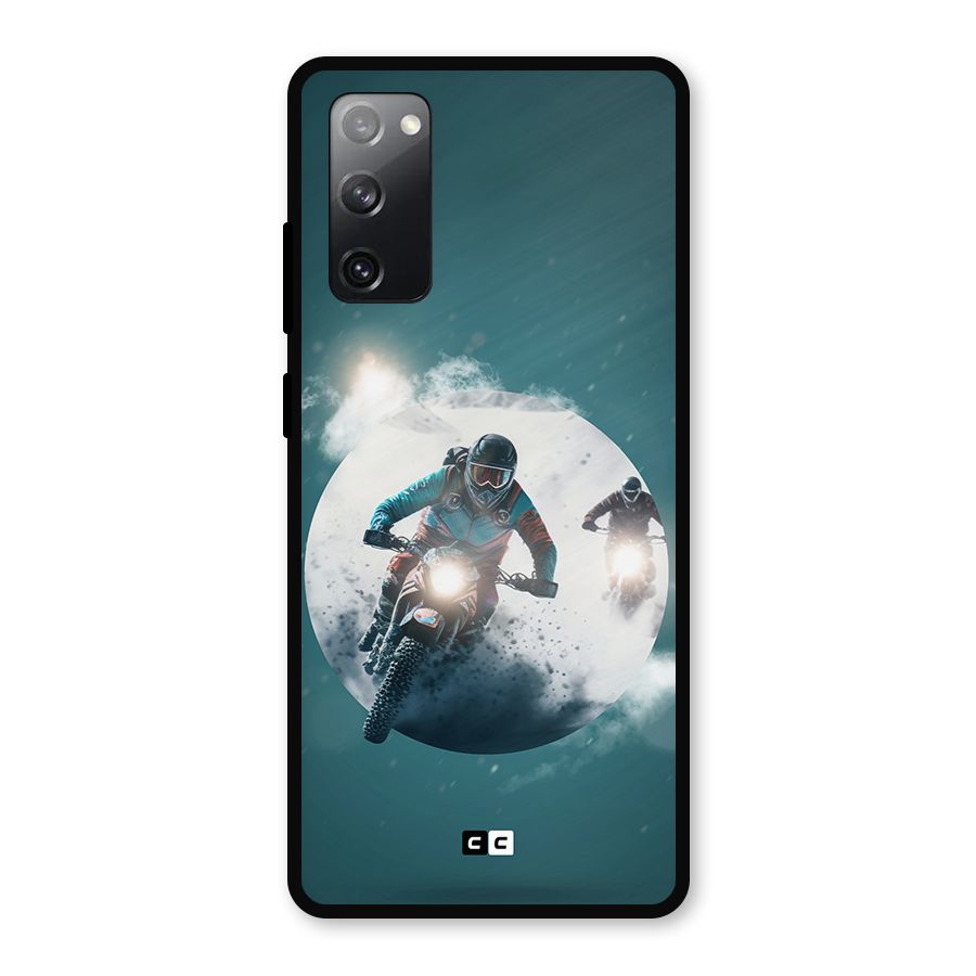 Sky Biker Metal Back Case for Galaxy S20 FE 5G