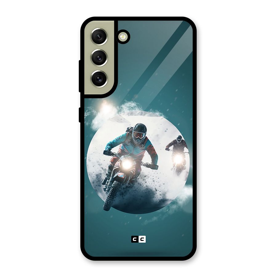 Sky Biker Metal Back Case for Galaxy S21 FE 5G (2023)