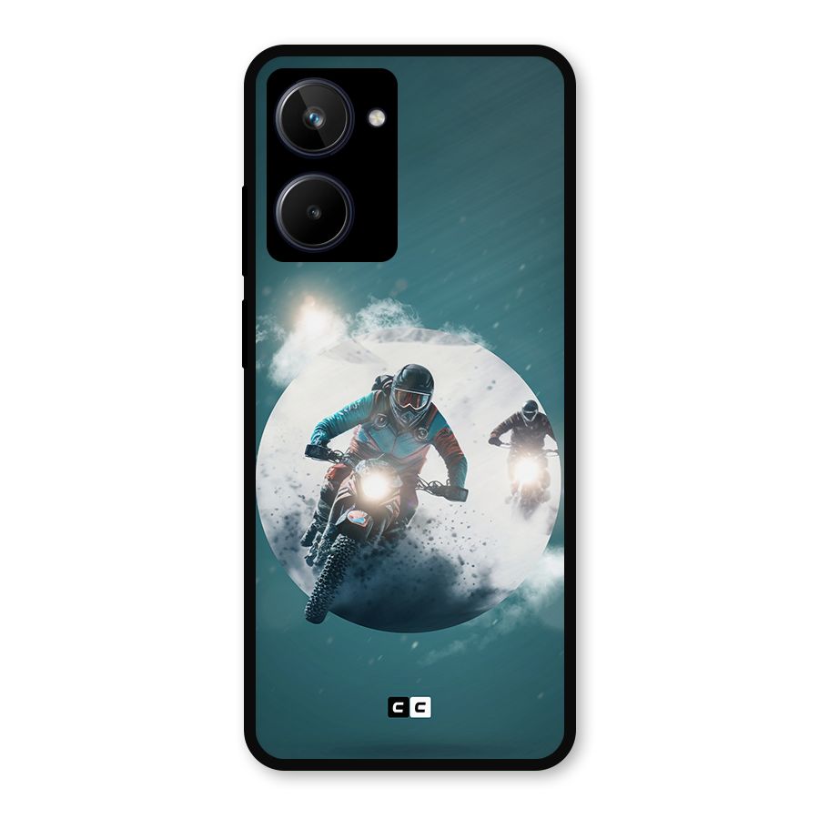 Sky Biker Metal Back Case for Realme 10