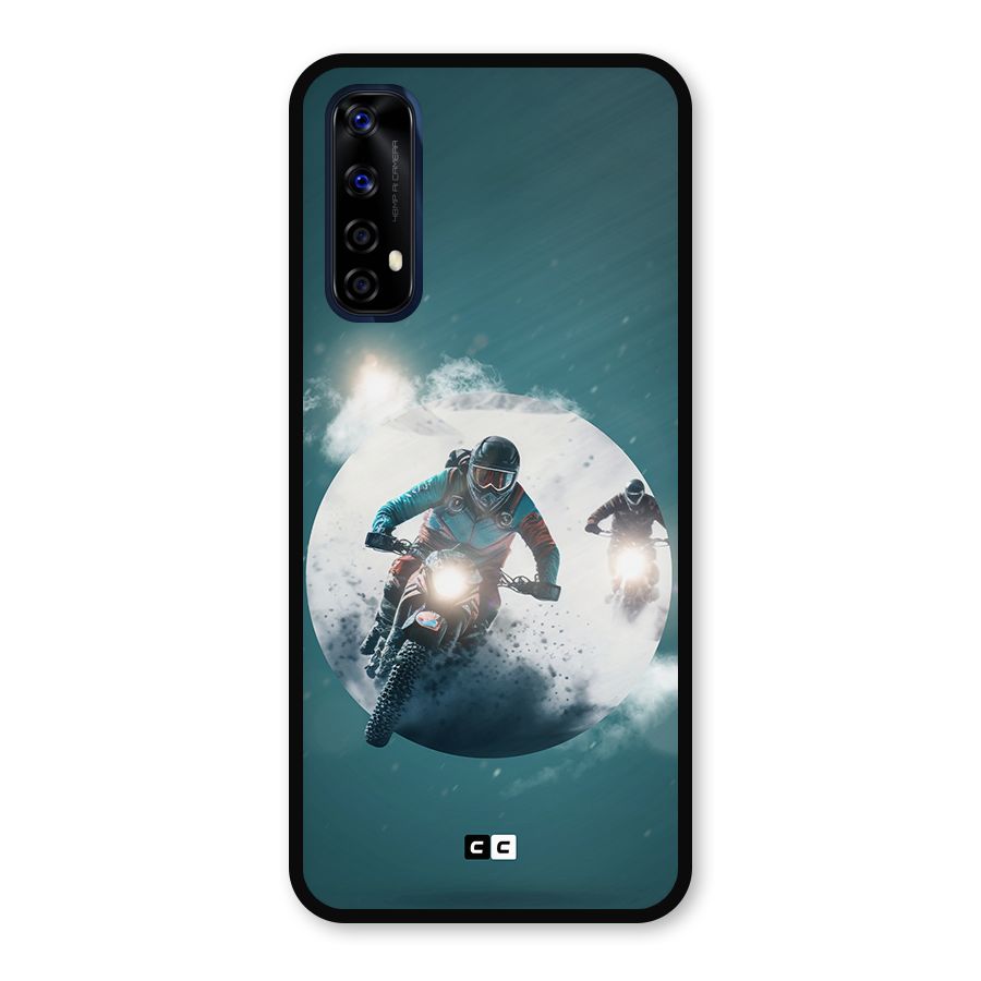 Sky Biker Metal Back Case for Realme 7