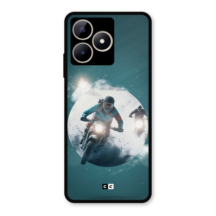 Sky Biker Metal Back Case for Realme C53