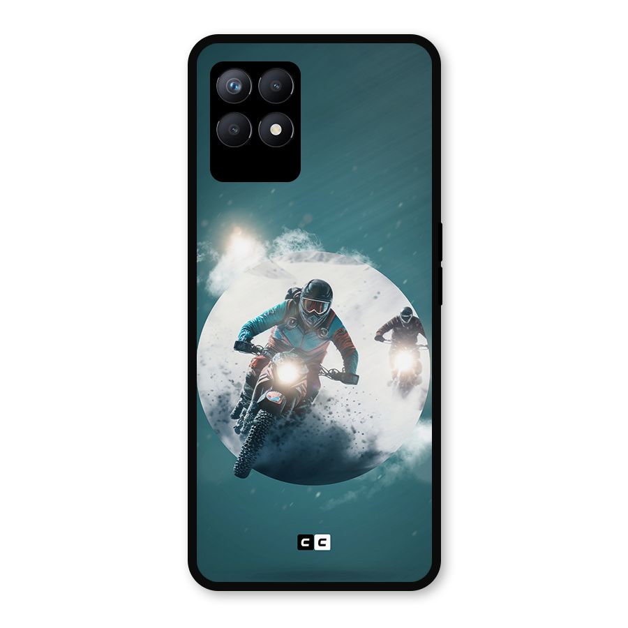 Sky Biker Metal Back Case for Realme Narzo 50