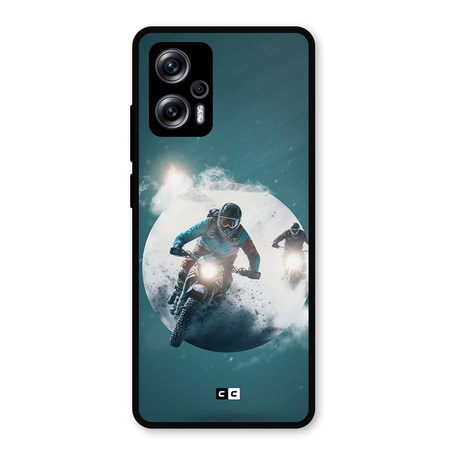 Sky Biker Metal Back Case for Redmi K50i