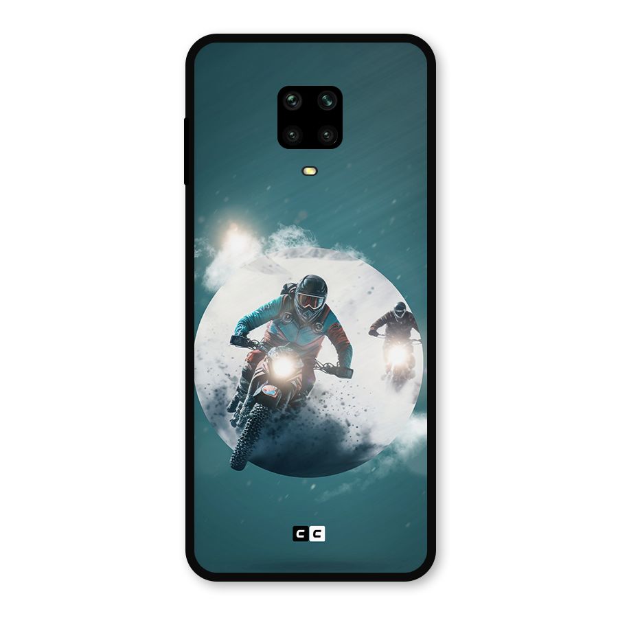 Sky Biker Metal Back Case for Redmi Note 9 Pro Max