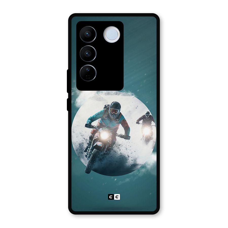 Sky Biker Metal Back Case for Vivo V27