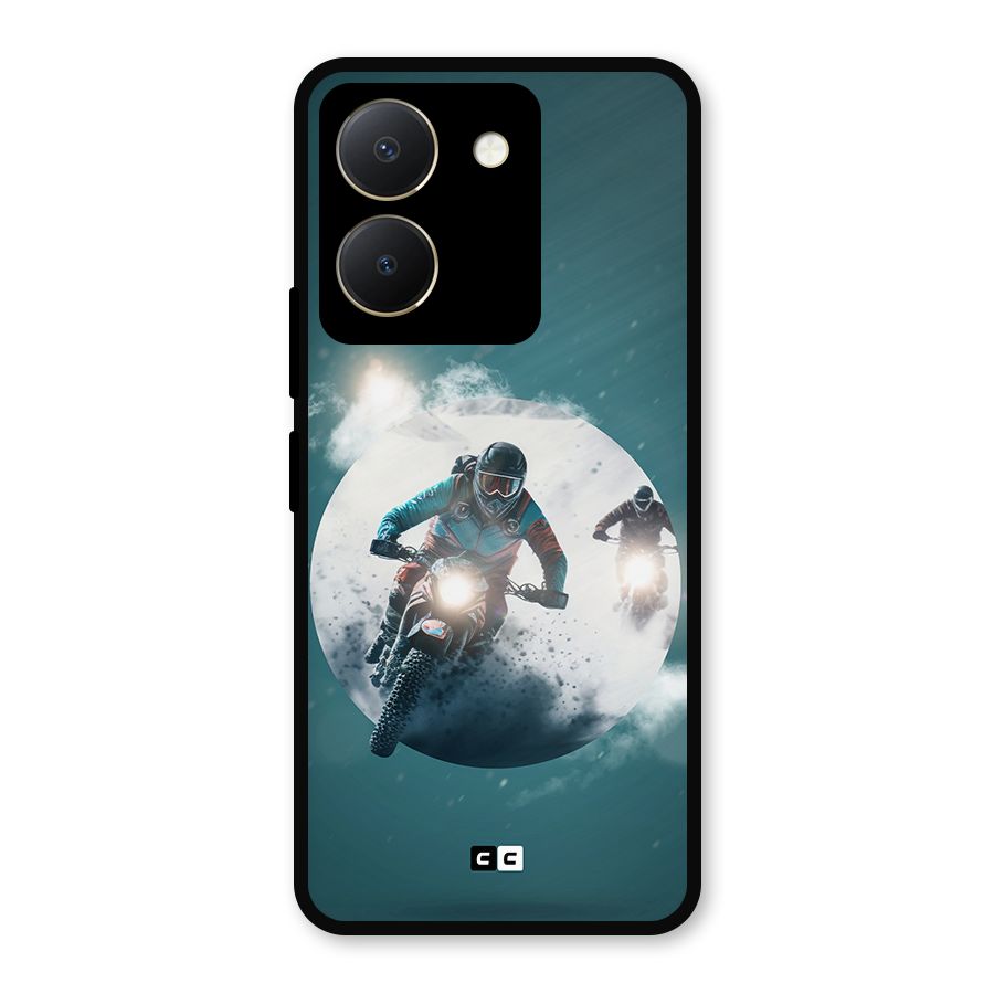 Sky Biker Metal Back Case for Vivo Y36