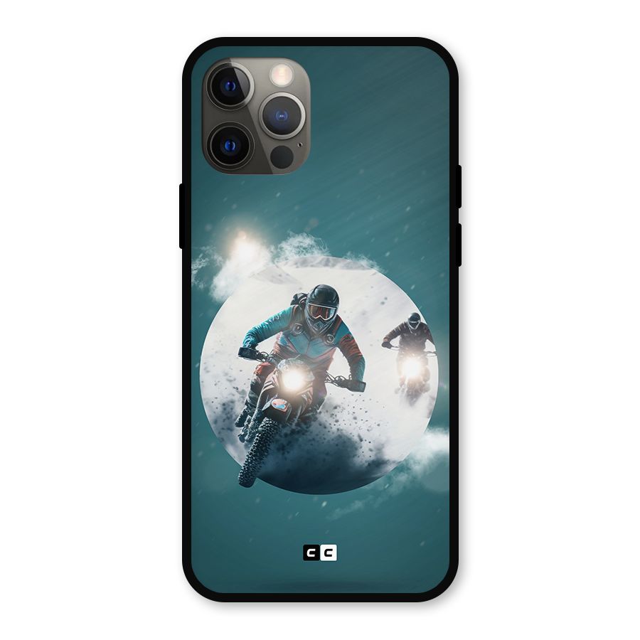 Sky Biker Metal Back Case for iPhone 12 Pro