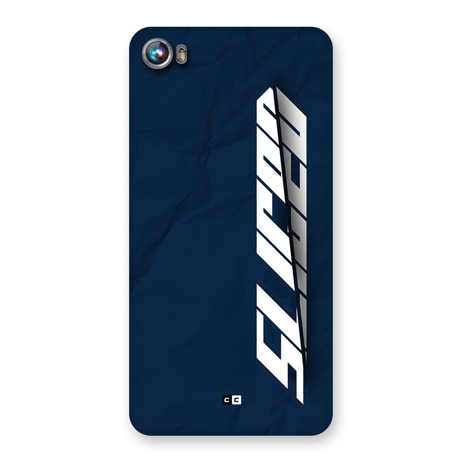 Sliced Now Back Case for Canvas Fire 4 (A107)