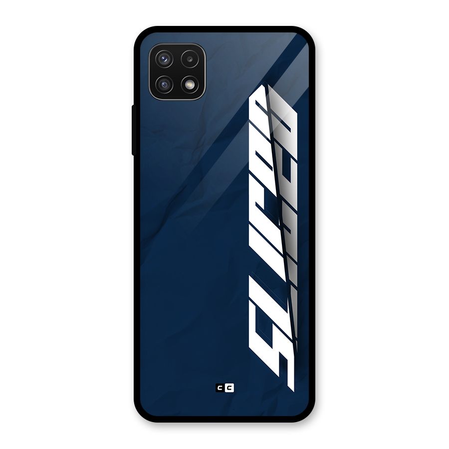 Sliced Now Glass Back Case for Galaxy A22 5G