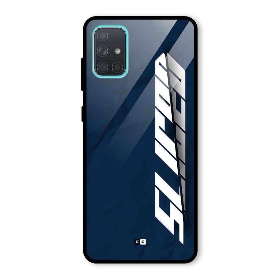 Sliced Now Glass Back Case for Galaxy A71