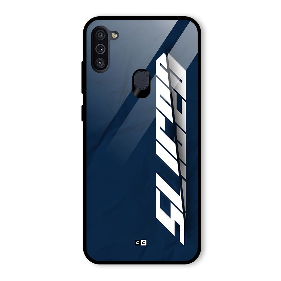 Sliced Now Glass Back Case for Galaxy M11