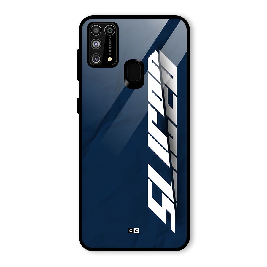 Sliced Now Glass Back Case for Galaxy M31