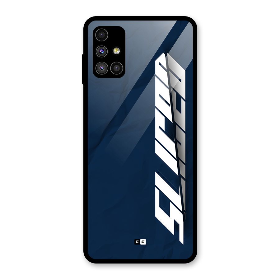 Sliced Now Glass Back Case for Galaxy M51