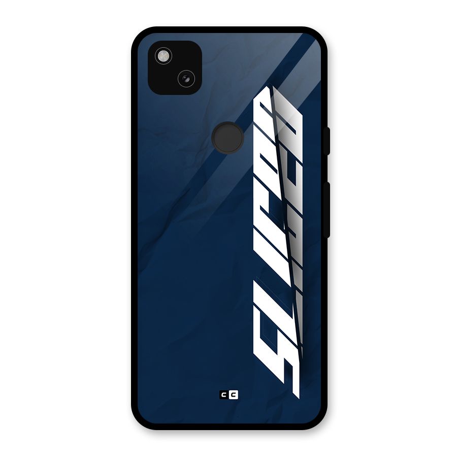 Sliced Now Glass Back Case for Google Pixel 4a