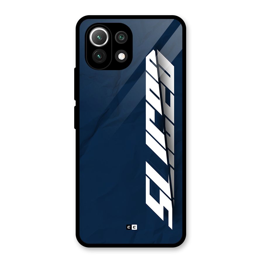 Sliced Now Glass Back Case for Mi 11 Lite NE 5G