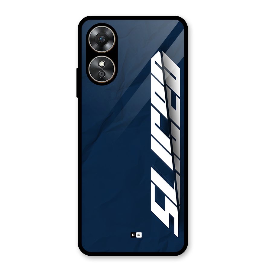 Sliced Now Glass Back Case for Oppo A17