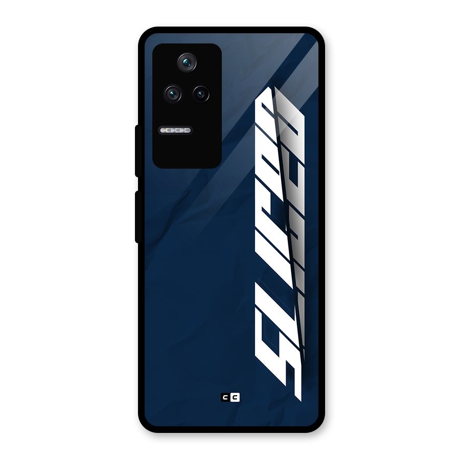 Sliced Now Glass Back Case for Poco F4 5G