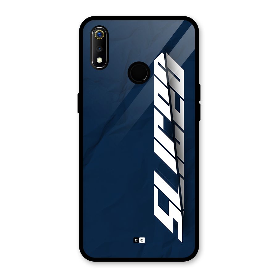 Sliced Now Glass Back Case for Realme 3i