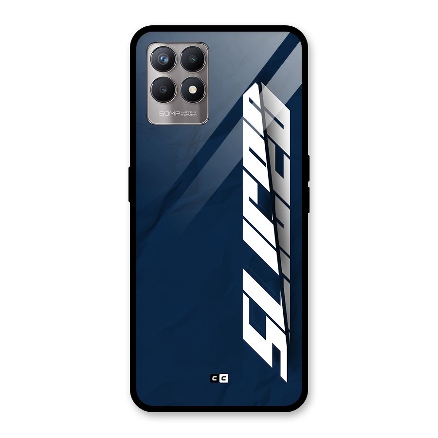 Sliced Now Glass Back Case for Realme 8i