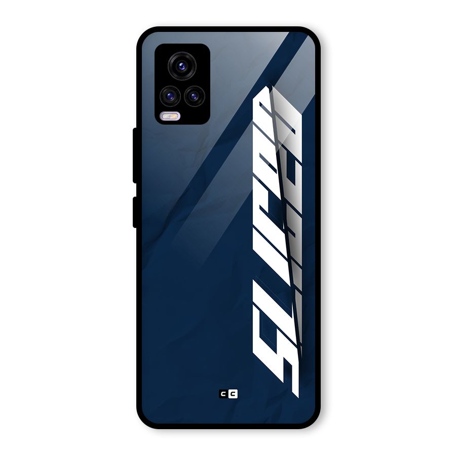 Sliced Now Glass Back Case for Vivo V20 2021