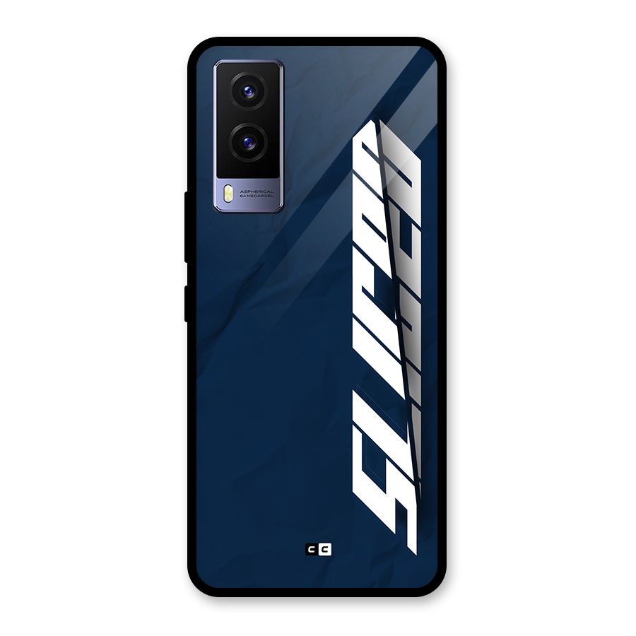 Sliced Now Glass Back Case for Vivo V21e 5G