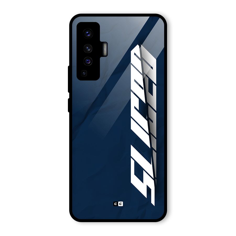 Sliced Now Glass Back Case for Vivo X50