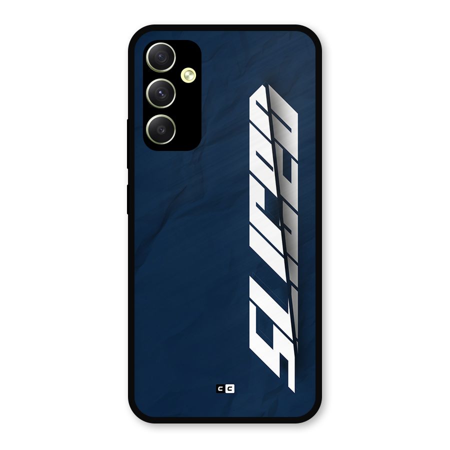 Sliced Now Metal Back Case for Galaxy A34