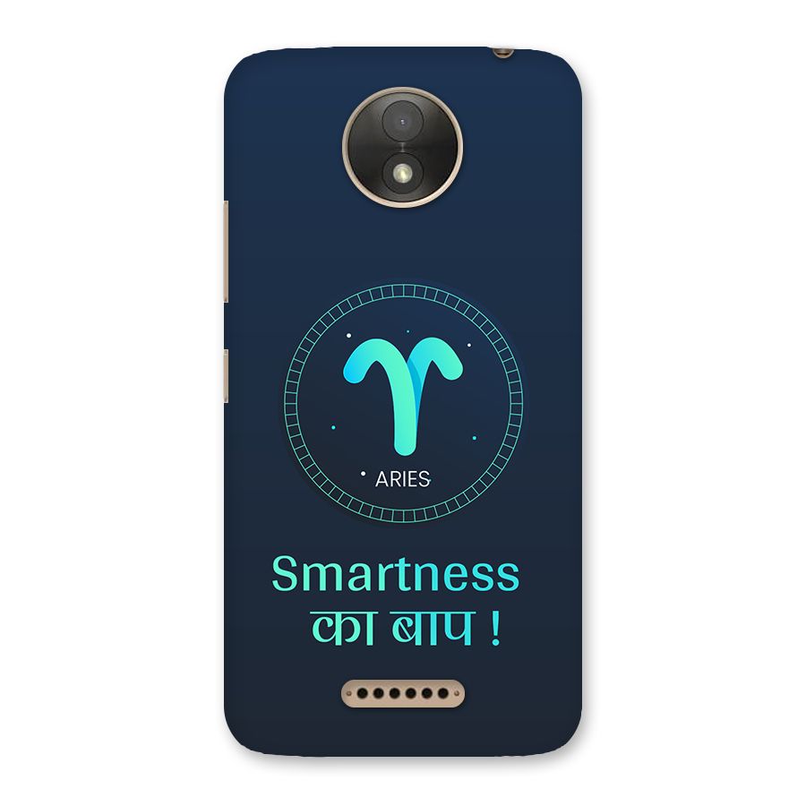 Smart Aries Back Case for Moto C Plus