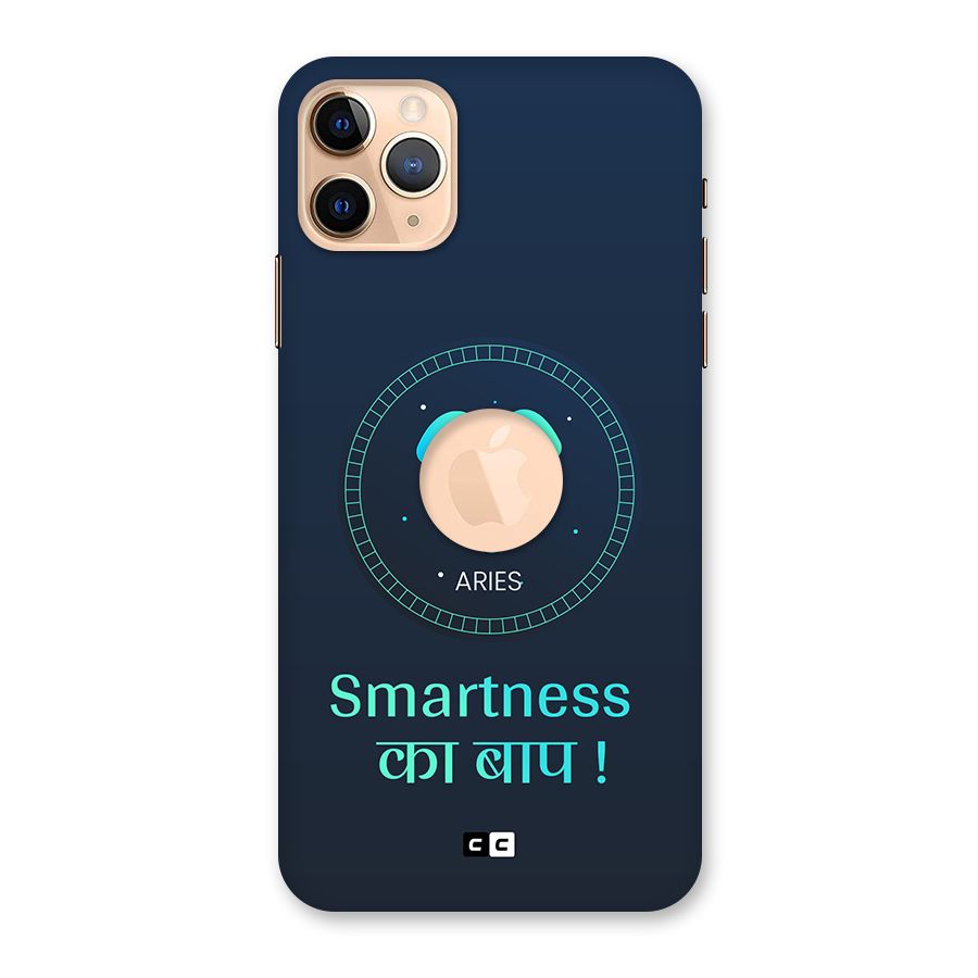 Smart Aries Back Case for iPhone 11 Pro Max Logo Cut